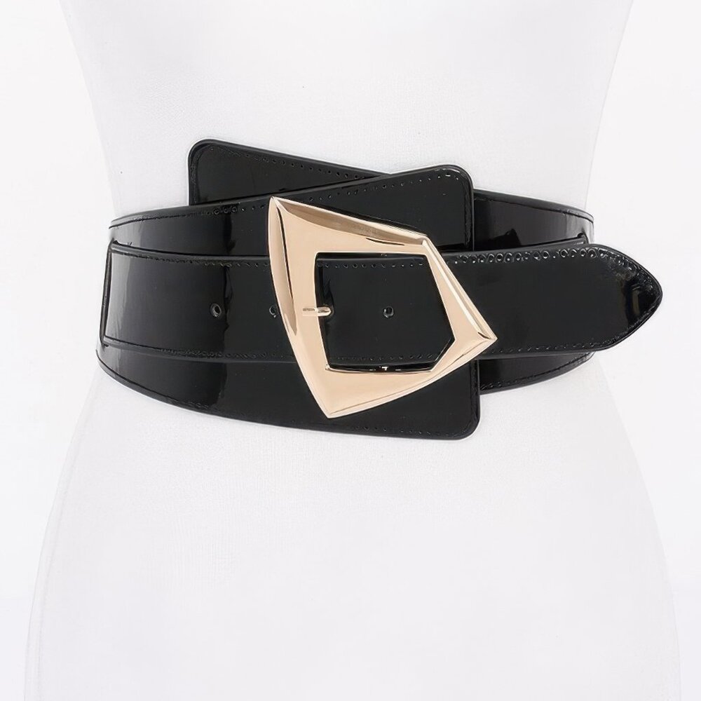Metal Buckle Elastic Belt